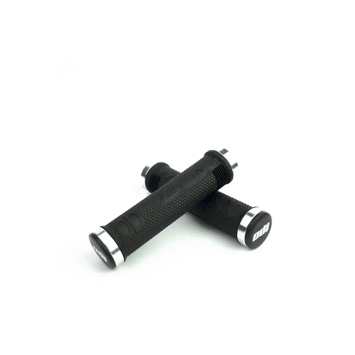 Box One Lock-On Grips Black/Silver Clamps